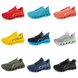 2024 Men Dames acht hardloopschoenen Gai Black blauw licht gele heren trainers sport lichtgewicht ademende wandelschoenen