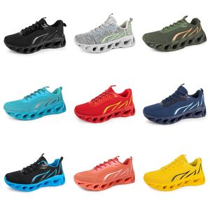 2024 hommes Femmes Gai Chaussures de course Chaussures plate-forme noir Deux Navy Blue Blue Light Yellow Mens Trainers Sports Sneaker extérieur