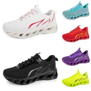 2024 heren dames loopschoenen Zwart Wit Rood Blauw Geel Neon Grijs heren trainers sport outdoor atletische sneakers GAI color40