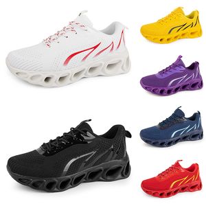 2024 hommes femmes chaussures de course noir blanc rouge bleu jaune néon gris baskets pour hommes sport baskets athlétiques en plein air GAI color91