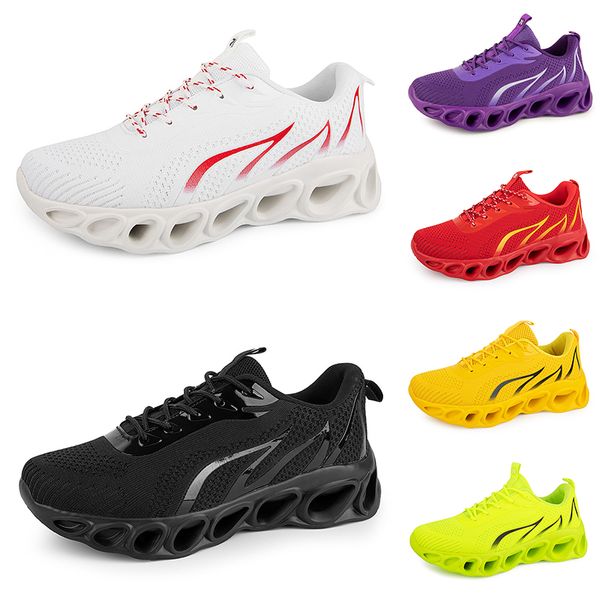 2024 hommes femmes chaussures de course noir blanc rouge bleu jaune néon gris baskets pour hommes sport baskets athlétiques en plein air GAI color75