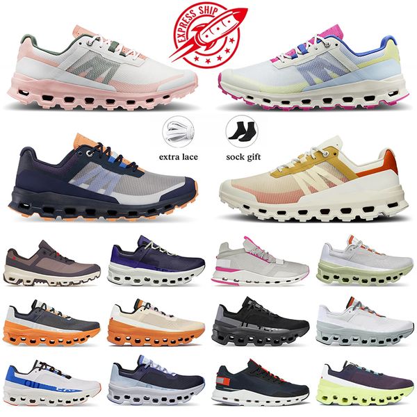 2024 hombres mujeres zapatos para correr zapatillas de deporte de diseño rosa triple negro blanco azul para hombre para mujer impermeable altura creciente deportes al aire libre entrenadores