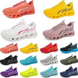 2024 Men Dames Running schoenen Fashion trainer Triple Black Wit Rood Geel Paarse groen Blauw Peach Teal Purple Oranje Licht Pink Ademend Sports sneakers achttien