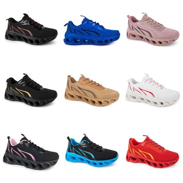 2024 hommes Femmes Chaussures de course gai noir blanc violet rose vert marine bleu bleu clair jaune beige nue prune masque