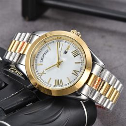 2024 Men Women's Quartz Mechanische datum Kijk gewoon 904L Silver Steel Dial ingelegd met diamanten kronkelende saffier waterdichte waterdichte vrijetijdsgroep luxe horloges #801