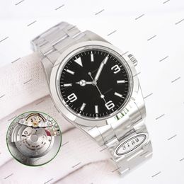 2024 Mens en Womens Watch Explorer Series A 214270 Code 39mm uitgerust met 3132 Alles in één beweging Movement heeft een datumkraam