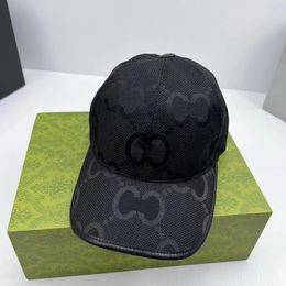 2024 MENS Designer Baseball Cap Woman Modehoed Verstelbare klassieke authentieke borduurbrief G Brand Caps Black Brown 1: 1 Hoge kwaliteit Truck Ball Hats B04