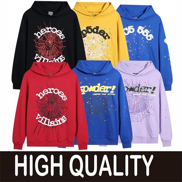 2024 Hoodies de créateurs pour hommes Sweatshirts hommes Hoody Young Thug Angel Women Fashion 555555 Lettres Sweats Sweats Sweat Hoodie Puff Print Hoodie Pilovers SIZE S-XL