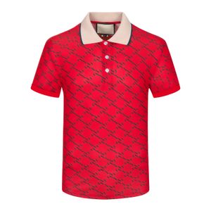 2024 Mens Designer Polo Shirt Men PoloS Shirts Print Casual Short Sleeve T-Shirts Turn Down Collar Tops