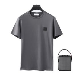 2024 Mens Designer T Shirt Topstoney Nuevo bordado de algodón de algodón Sumador de verano Camiseta Hombres Mujeres de mangas cortas Tamaño de tee casual M-2xl 8 Color Si 24113