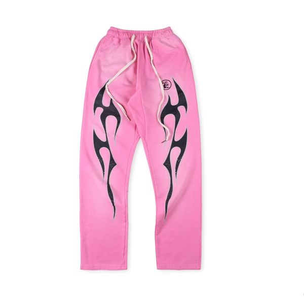 2024 Diseñadores para hombre Pantalones Mujeres Pink Llama Pantalones Sweetpants Hombres Jogger Moda Hip Hop Street