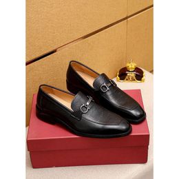 2024 Hommes Élégant Business Party Robe de mariée ferra feragamo ferragamo Chaussures Marque De Mode Formelle Oxfords Chaussures En Plein Air Hommes Вы Casual Chaussure De Marche Taille 38-47