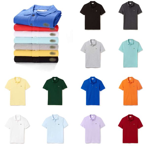 2024 Hombres de alta calidad Negocios Ocio Polos Diseñador Cocodrilo Lacos Polo Mans Homme Camisa de verano Bordado Camisetas High Street Tendencia Top Tees 55