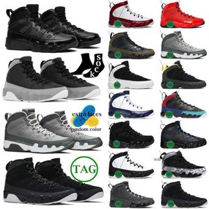2024 Chaussures de basket-ball pour hommes Fire Red Jumpman 9 9s Chili Gym Red Particle Grey Racer University Blue Gold Bred Brevet Anthracite Space Jam