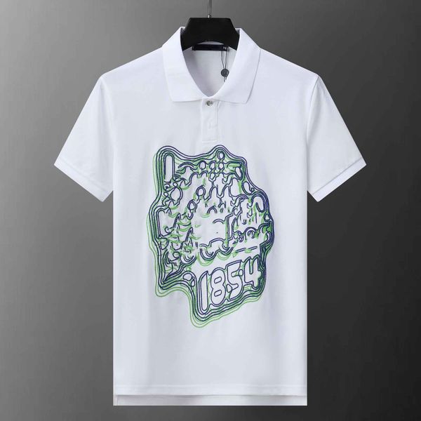 2024 Camisa de polo para hombre Diseñador Hombre Moda Caballo Camisetas Casual Hombres Golf Verano Polos Camisa Bordado High Street Tendencia Top Tee Tamaño asiático M-XXXL QAQ