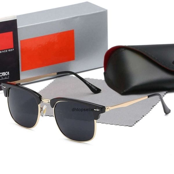 2024 Hommes Rao Baa Classic Brand Femmes Lunettes de soleil Designer de luxe Lunettes Cadre en métal Designers Lunettes de soleil Femme avec boîte Lunettes de soleil d'équitation ML 3016 Pieds de fer