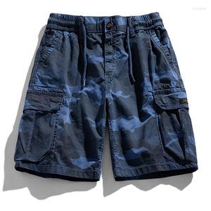 2024 Shorts para hombres 2023 Hombres Moda de verano Cotton Ejército Táctico Tactical de múltiples pantalones cortos Camuflaje suelto