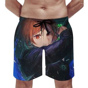 2024 Heren shorts Nobara Kugisaki Angry Board Trenky Jujutsu Kaisen Printing Beach Man Elastic Taille Classic Swim Trunks Plus Sizemens Naom22