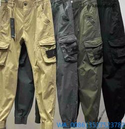 2024 Patches para hombres Patches Island Pantalones de carga Vintage Diseñador Big Pocket Counss Track Fashion Brand Leggings Long Mens Sports Pants
