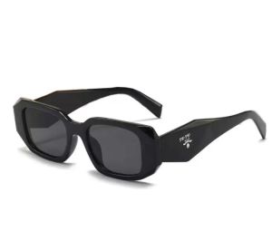 2024 Gafas de sol para hombre Diseñador Hexagonal Doble Puente Moda Lentes de vidrio UV con estuche de cuero Moderno y versátil, Gafas de sol para hombre Mujer Triangular opcional