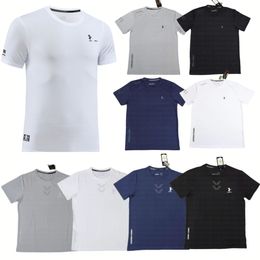 2024 Camiseta para hombres Diseñador para hombres Camisa casual para mujer hielo Atletismo de manga corta de manga redonda de manga corta 4 colores camiseta de calidad tamaños asiáticos de calidad superior