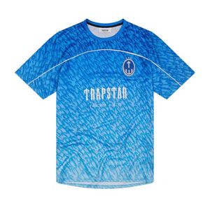 2024 Mens T-shirts Limited Nieuw Trapstar London T-shirt Unisex Blue Shirt voor mannen voor mannen Fashion Harajuku T-shirt Male T-shirts Y2K G2303071