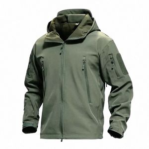 2024 Hommes Veste Tactique Randonnée Peau De Requin Soft Shell Vêtements Coupe-Vent Vol Pilote Capot Militaire Polaire Veste Pantalon 22QB #