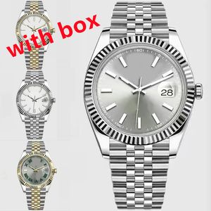 2024 Herenhorloge 41/36 mm Automatisch 31 mm / 28 mm quartz horloge Saffier Waterdicht Datum Alleen Horloges Dress roestvrijstalen diamanten horloges Limited Edition XB03 B4