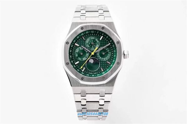 2024 Reloj para hombre Cal.5134 Movimiento 316L Caja de acero Diámetro 41 mm Reloj multifuncional Puede elegir correa de espejo de zafiro