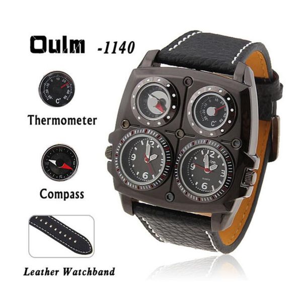 2024 Mens Watch Designer Watchs de haute qualité Eurum New Watch Quartz Dual Movement Men's Fashion Watch Sports Outdoor Watch