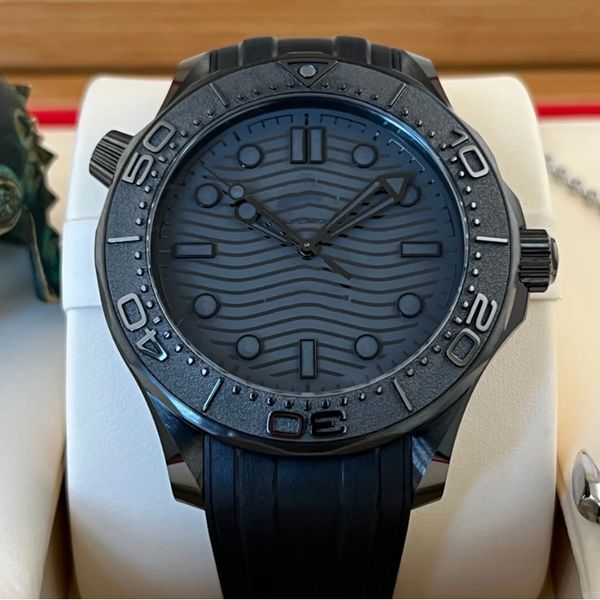 2024 reloj para hombre relojes de diseño de alta calidad caja de 42 mm montre con correa de goma 300 m 600 m buceo aaa hombres mar deporte relojes de movimiento automático DHgate jason007