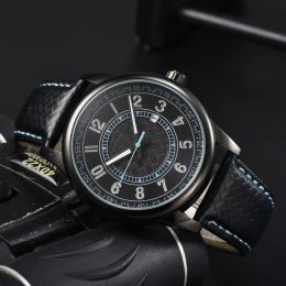 2024 relojes para hombre de primeras marcas de lujo jefe relojes famosos moda casual cuero hombres relojes reloj de cuarzo reloj hombres relogio masculino gota