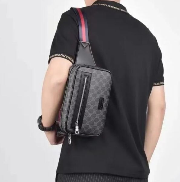 2024 Hommes Femmes Sacs Unisexe Hommes Femmes Cuir Sport Fanny Pack Ventre Taille Bum Sac Ceinture Jogging Pochette Grille Arrière