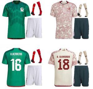 2024 Mexique maillots de football Kit Dia de Muertos numéros 23 24 RAUL CHICHARITO LOZANO DOS SANTOS maillot de football