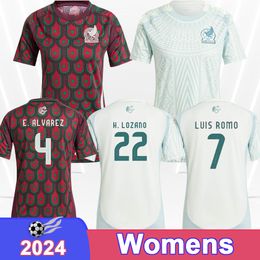 2024 MEXICO MAISTRES DE SOCCIER DES FOMMES H. LOZANO ARAUJO G.OCHOA RODRIGUEZ L. ROMO E.SANCEZ S. GIMENEZ S. CORDOVA MONTES J. VASQUEZ HOME AUVOIR CHEMIRES DE FOOTBALL