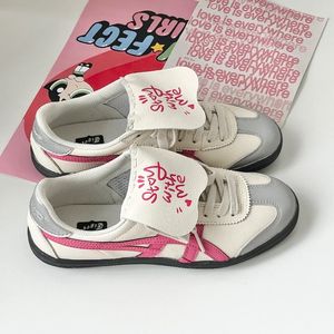 2024 MEXICOS TIGERR Pink Barbie Running Zapatos Femenino IMITORIO CUERO BAJO Top Sports Sports Mujeres al aire libre Carrete informal Tamaño 36-45