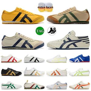 2024 MIDSOLE SNEAKERS -serie hardloopschoenen canvas tijger Mexico 66 Onitsukass groen wandelen roze lederen blauwe tijgers bruine binnengegel nyc dhgate sport leger trainers