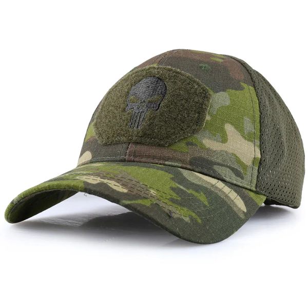 2024 Capes de baseball militaire Camouflage Tactical Army Combat Paintball Basketball Réglable Classic Snapback Sun Sun CHATS Men Femmes