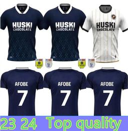 2024 Millwall voetballen Jerseys Home Away the Lions London Football Shirts 23 24 Lee Gregory Ryan Malone Flemming Tom Elliott Aiden O'Brien George Saville Uniforms Top