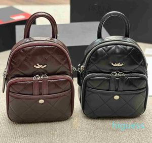 2024 Mini Backpack Lacquer Leer Luxe Designer Bag Dames Schooltas Mode schoudertassen Designer Backpack Handtas