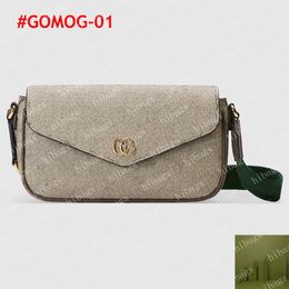 2024 Mini sac Designer Femmes Sac à bandoulière Fanny Pack Beige Sacs Web Qualité originale avec boîte Femmes Sac à main en cuir Portefeuille de mode 764961 3 couleurs # GOMOG-01