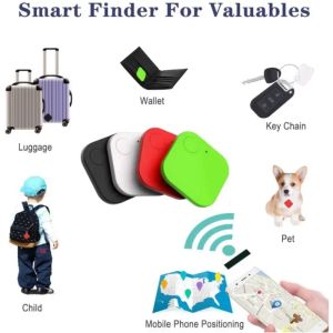 2024 Mini Bluetooth GPS Tracker Smart Dog Pets Anti-Lost Alarm Wireless Child Bag Portefeuille Clé Finder Smart Activity Trackers Locatorwireless