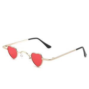 2024 Mini moda Príncipe heredero espejo masculino moda Hip Hop amor divertido pequeño marco personalizado gafas de sol femeninas