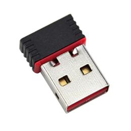 2024 Mini tarjeta de red USB 2.0 WiFi Adaptador inalámbrico Network LAN Tarjeta 150Mbps 802.11 NGB RTL8188EU Adaptador para escritorio para PC portátil para WiFi