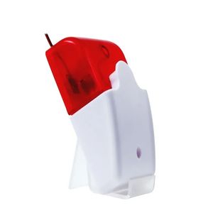 2024 mini sirène stroboscopique filaire durable 24v Alarme sonore étoile flasqueur rouge Sound sirène alarme de sécurité domestique Système pour 24V Alarme sonore