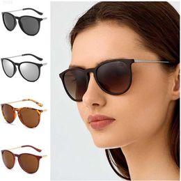 2024 Lunettes de soleil miroir Lunettes de soleil ovales unisexes Lunettes anti-UV Grenouille raiebanity Lunettes en alliage Lunettes ornementales NOUVEAU raies ban 3DI1