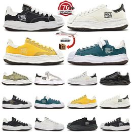 2024 mmy maison mihara yasuhiro chaussures hommes baskets femmes baskets noir blanc jaune olive chaussure de course taille 36-45