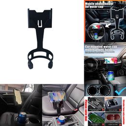 2024 Mobiele telefoon Hoder Universal Car Drink Drank Holder Multifunctionele waterbeker Montage Standaard Koffiedranken Auto -accessoires