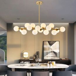 2024 MODERNE LED Bubble Chandelier Lighting Pendante Lampe For Living Dining Room Luminaire