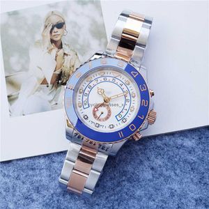 2024 meest populaire Laojia Yacht 2 Classic Nightlight Mechanical Watch Business Precision Steel Rubber Mens 904 Volledig automatisch